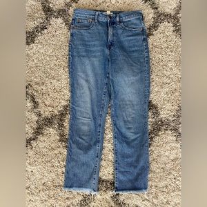 Madewell the perfect vintage cropped jeans